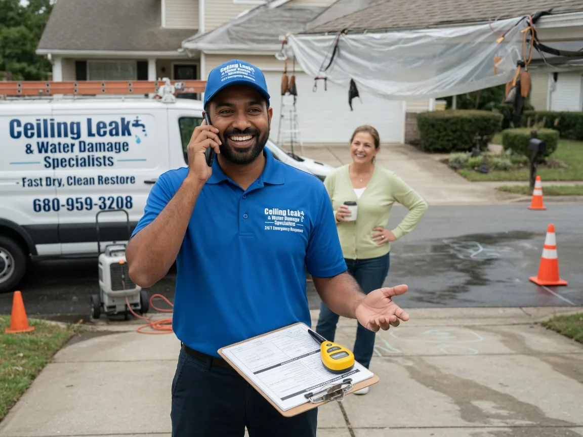 Ceiling Leak Cleanup Salton City, CA FAQs